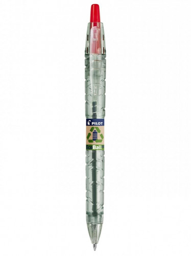 B2P Ecoball BEGREEN - ČERVENÁ, kuličkové pero, střední hrot (M)