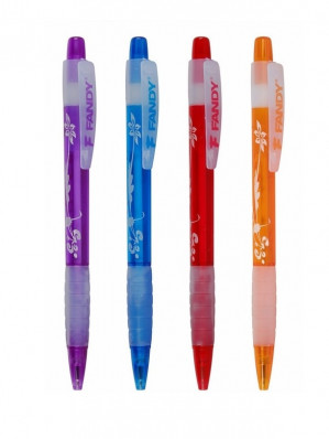 Psací potřeby FLOWER kuličkové pero, MIX barev / cena za 1 ks