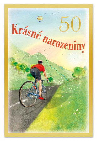 detail Ditipo Blahopřání - K VÝROČÍ 50.tiny (cyklista)