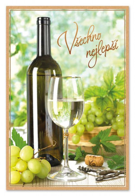 Ditipo Blahopřání K - Všechno nejlepší (Bílé víno)