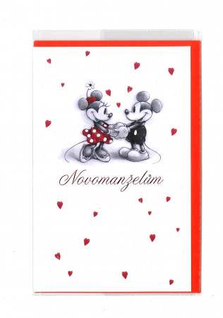 detail Albi Svatební přání T - NOVOMANŽELŮM (Minnie&Mickey)