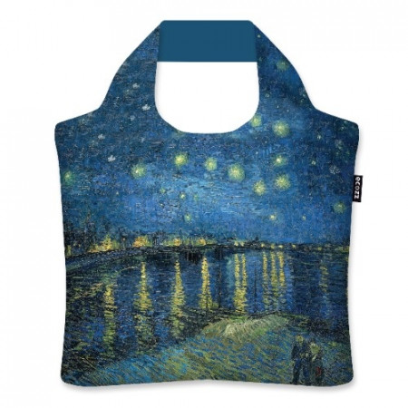 detail Nákupní taška ECOZZ - Starry Night Over the Rhône / Vincent van Gogh