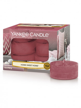 detail Yankee Candle HOME SWEET HOME čajové svíčky 12ks