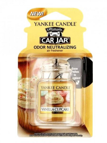 Yankee Candle VANILLA CUPCAKE gelová visačka do auta 1 ks