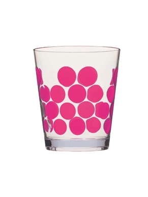 Zak!designs 1213-0040 Dot Dot DRINK sklenka 42cl růžová 1ks