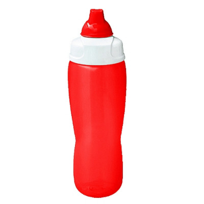 Zak!designs Stlačitelná láhev 81cl červená/bílá