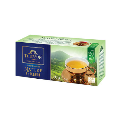 THURSON Ceylon 50g GOLDEN CEYLON, zelený porcovaný čaj, 25 sáčků