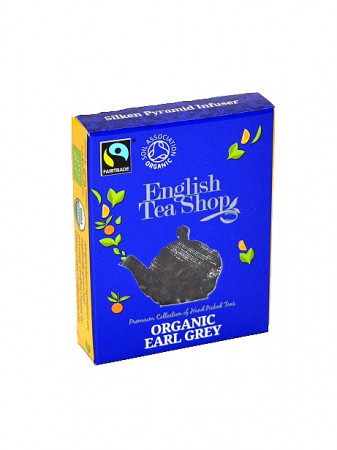 detail English Tea Shop BIO čaj 1x pyramidka EARL GREY
