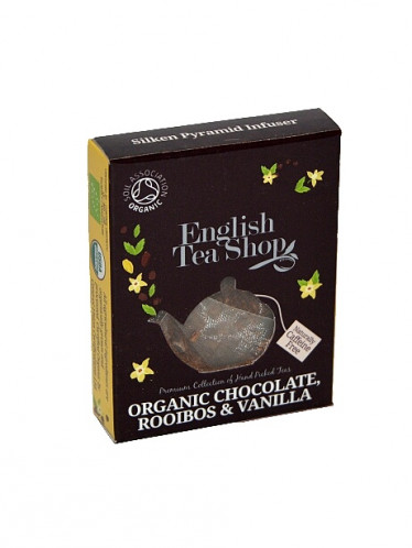 English Tea Shop BIO čaj 1x pyramidka CHOCOLATE ROOIBOS AND VANILLA