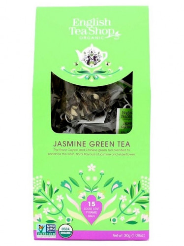 English Tea Shop BIO čaj 15 pyramidek JASMINE GREEN TEA