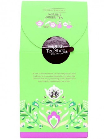 detail English Tea Shop BIO čaj 15 pyramidek JASMINE GREEN TEA