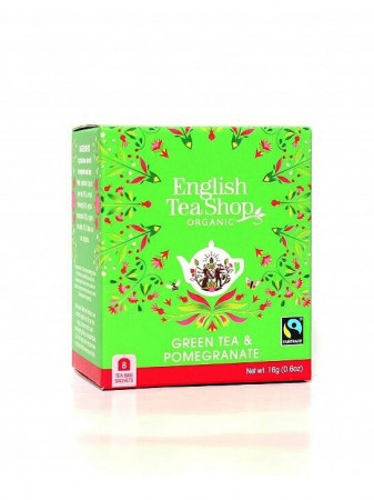 detail English Tea Shop 8 sáčků Mandala GREEN TEA & POMEGRANATE