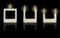 náhled Alusi Candles QUADRA TRE WHITE, víceplamínková svíčka, 11 cm