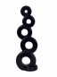 náhled Alusi Candles SOMA BLACK, víceplamínková svíčka, 27,5 cm