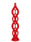 náhled Alusi Candles LELA RED, víceplamínková svíčka, 28 cm