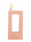 náhled Alusi Candles QUADRA UNA BLUSH, víceplamínková svíčka, 11 cm