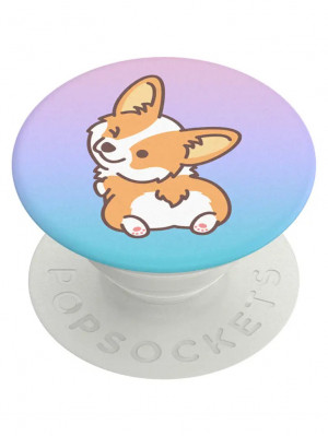 PopSockets PopGrip Gen.2, Cheeky Corgi, psík na barevném podkladu