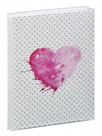 detail Hama album soft LAZISE 10x15/24 růžové srdce