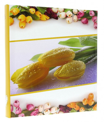 Fotoalbum 10x15/600 5-up Gedeon FLOWER LOVE žlutý bok