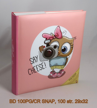 detail Fotoalbum klasik 100stran BD-100PG/cr Poldom SNAP růžové
