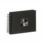 náhled Hama album klasické spirálové FINE ART 24x17 cm, 50 stran, černé