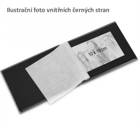 detail Hama album klasické spirálové FINE ART 24x17 cm, 50 stran, černé