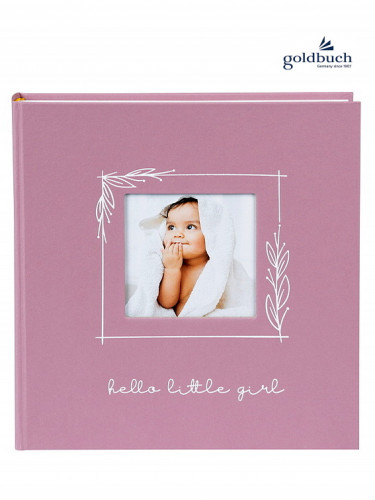 Fotoalbum klasik 60stran 15545U Goldbuch HELLO LITTLE GIRL, růžové