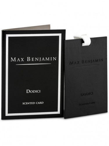 Max Benjamin DODICI vonná karta 1 ks, 8 x 11,5 cm