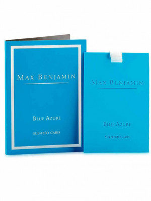 Max Benjamin CLASSIC - BLUE AZURE vonná karta 1 ks, 8 x 11,5 cm