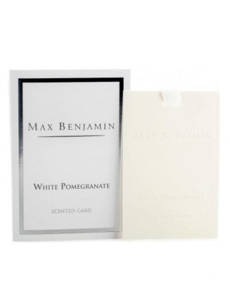 detail Max Benjamin WHITE POMEGRANATE vonná karta