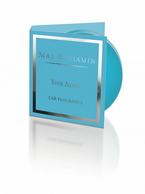 Max Benjamin CLASSIC - náplň vůně do auta BLUE AZURE, 1 ks, 7 x 7 cm