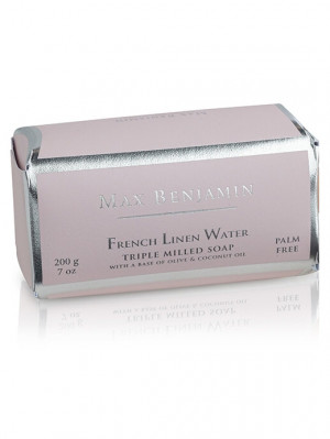 Max Benjamin FRENCH LINEN WATER luxusní mýdlo, 200 g