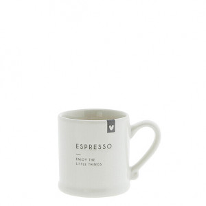 Bastion Collections Hrneček Espresso ENJOY the little things in grey, 70 ml