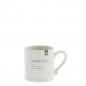 náhled Bastion Collections Hrneček Espresso ENJOY the little things in grey, 70 ml