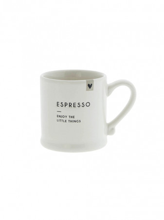 detail Bastion Collections Hrneček Espresso ENJOY the little things in black, 70 ml