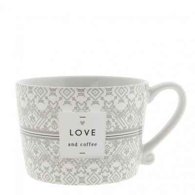 Bastion Collections Hrnek LOVE AND COFFEE, 300 ml