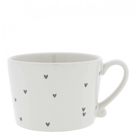 detail Bastion Collections Hrnek LITTLE HEARTS in gray, 300ml