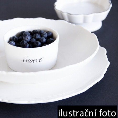 detail Bastion Collections PASTA PLATE white, 23x21x4,5cm