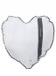 náhled Bastion Collections Polštář srdce LOVE RULES white, 50x51cm
