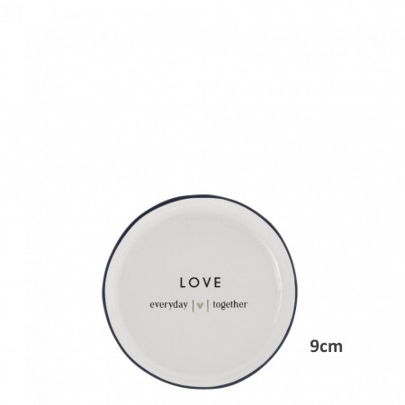 detail Bastion Collections Mini talířek LOVE EVERYDAY, 9 cm