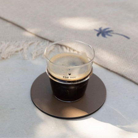 detail Bastion Collections 2x ESPRESSO GLASS - PERFECT&FOR YOU, 6,2x4,4cm