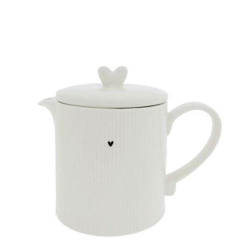 Bastion Collections TEAPOT Konvička White with RELIEF