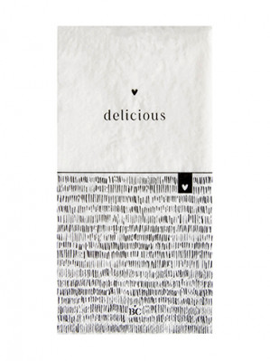 Bastion Collections Papírové ubrousky DELICIOUS, 10x20cm, 16 ks