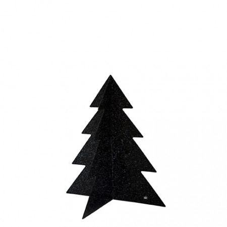 detail Bastion Collections Xmas TREE - BLACK, set 3 stromečků, (25, 20 a 15 cm)