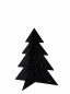 náhled Bastion Collections Dekorace Xmas TREE - BLACK, střední 20 cm