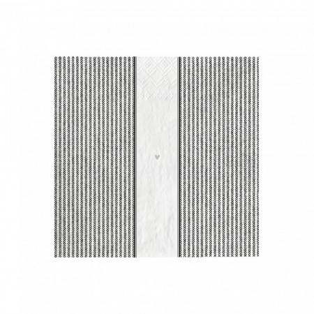 detail Bastion Collections Papírové ubrousky ENJOY stripes, 12,5x12,5cm