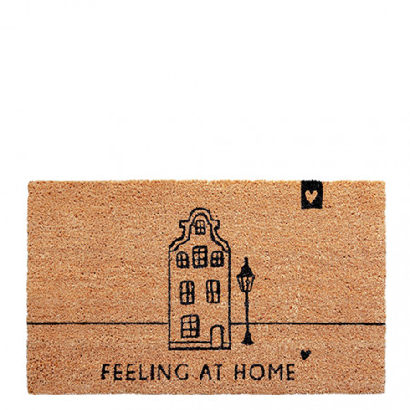 detail Bastion Collections Rohožka Doormat FEELING AT HOME, 35x75 cm