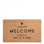 náhled Bastion Collections Rohožka Doormat WELCOME yay it´s you, 35x75 cm