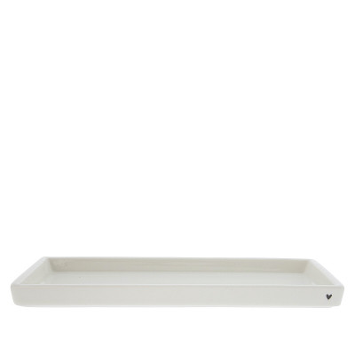 Bastion Collections TRAY WHITE, podnos. 28,5x10,5x2cm
