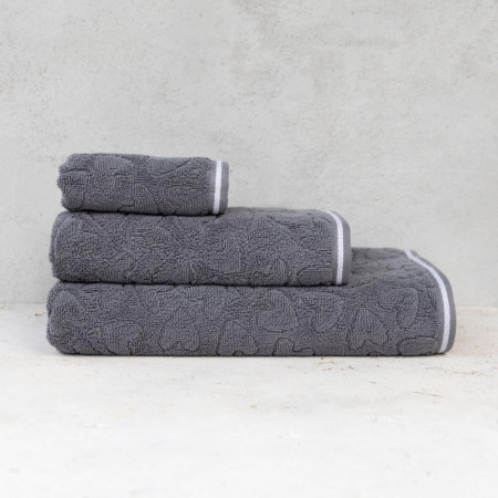 detail Bastion Collections Gues TOWEL S, dark grey, 30x55cm